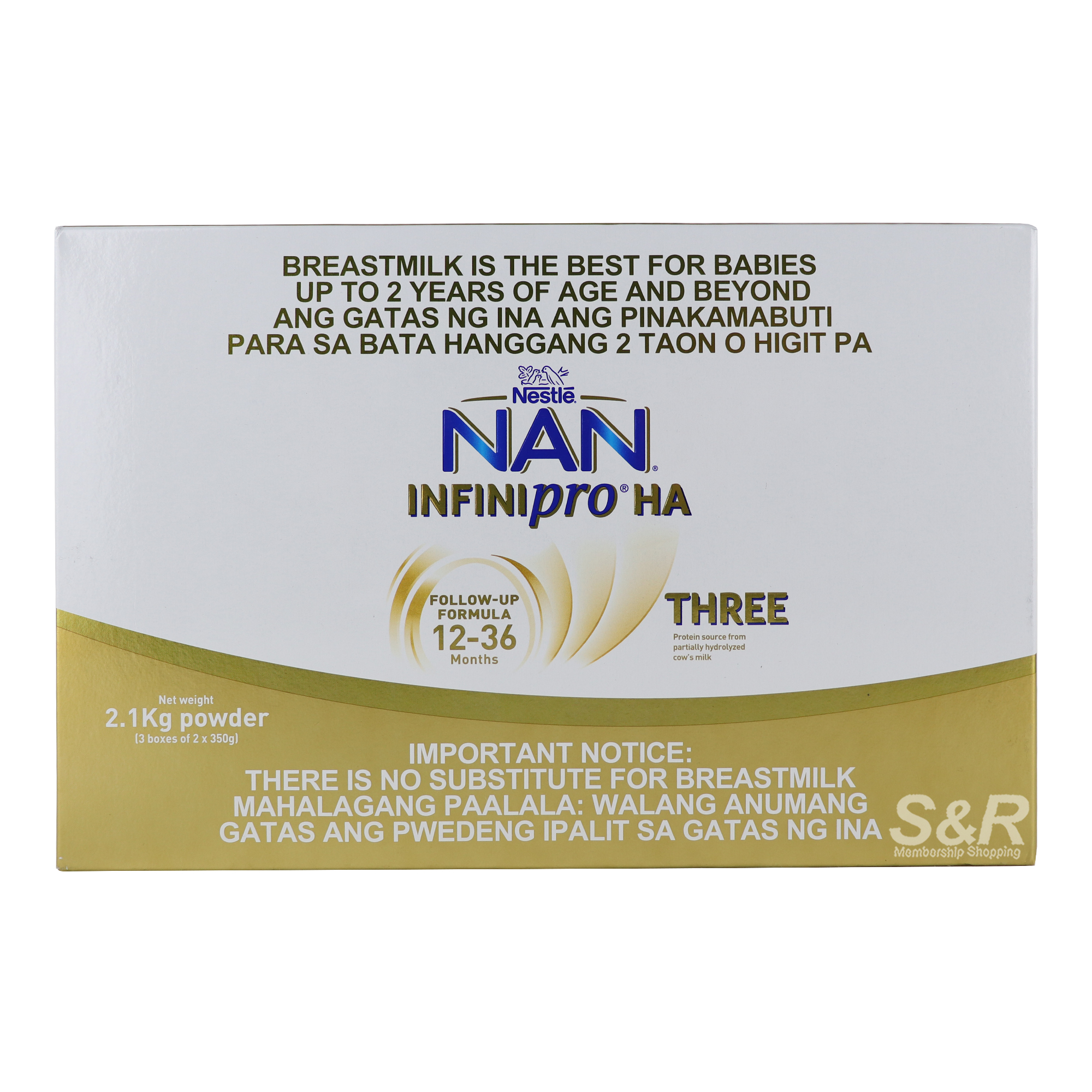 Nan InfiniPro HA Three Ages 12-36 Months 2.1kg